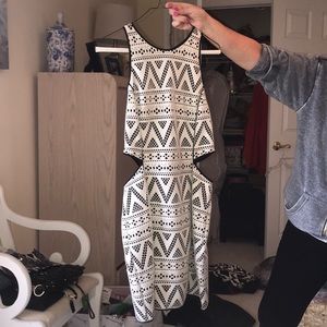 Cut out side dress from dolce vita